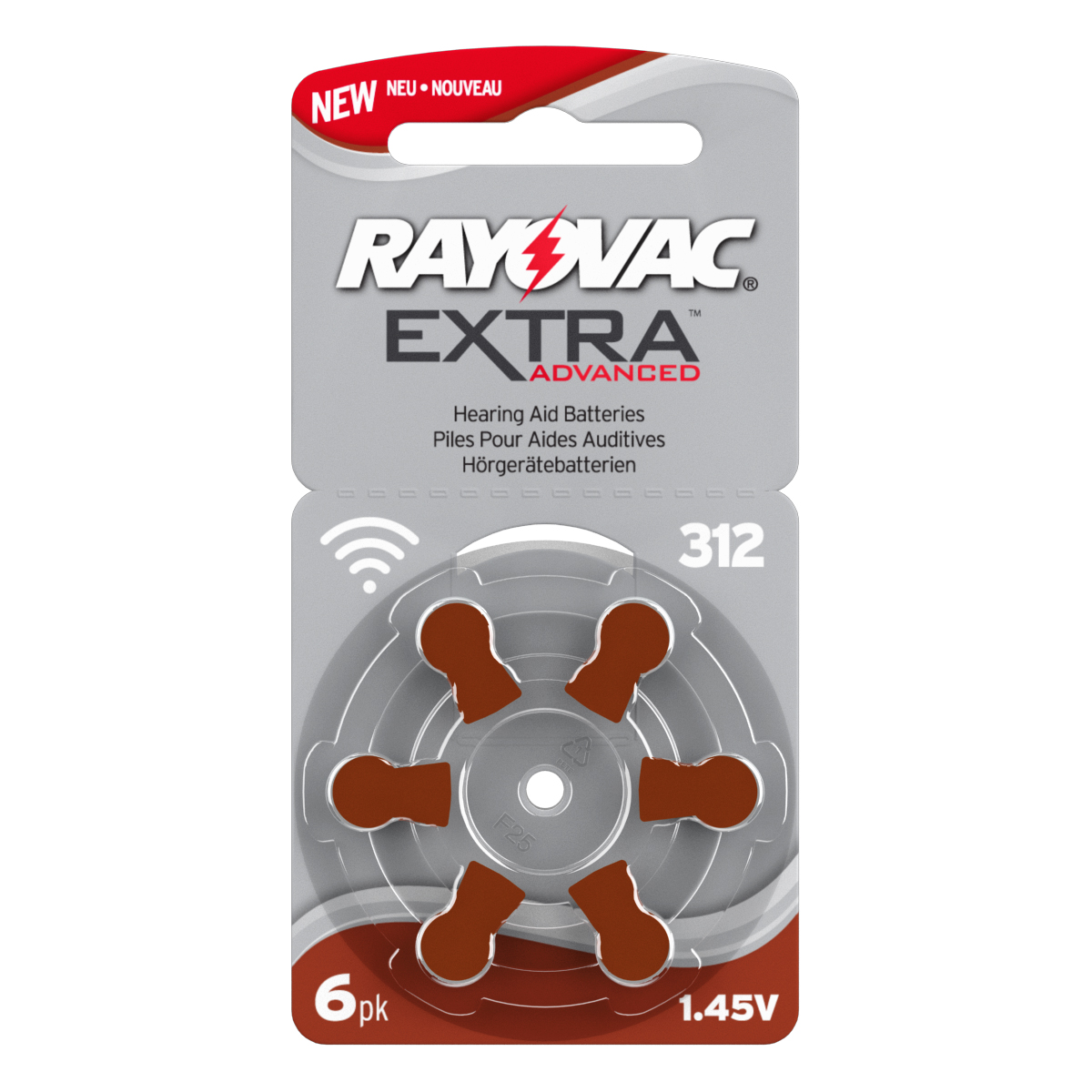 Rayovac Extra Premium 60 pack Size 312